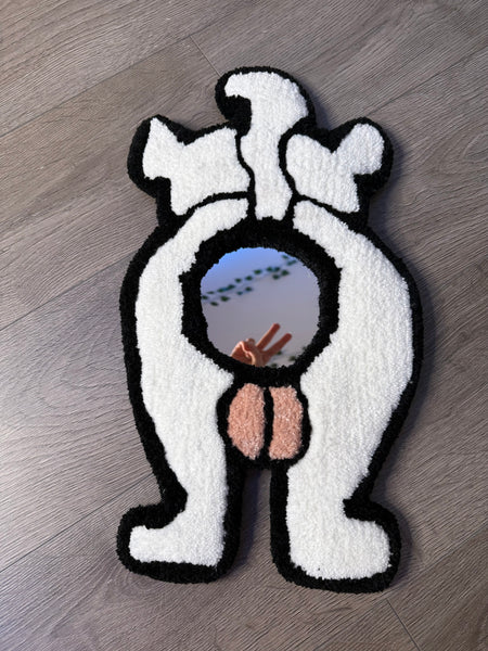 Handmade Mirror Rug PussyCat